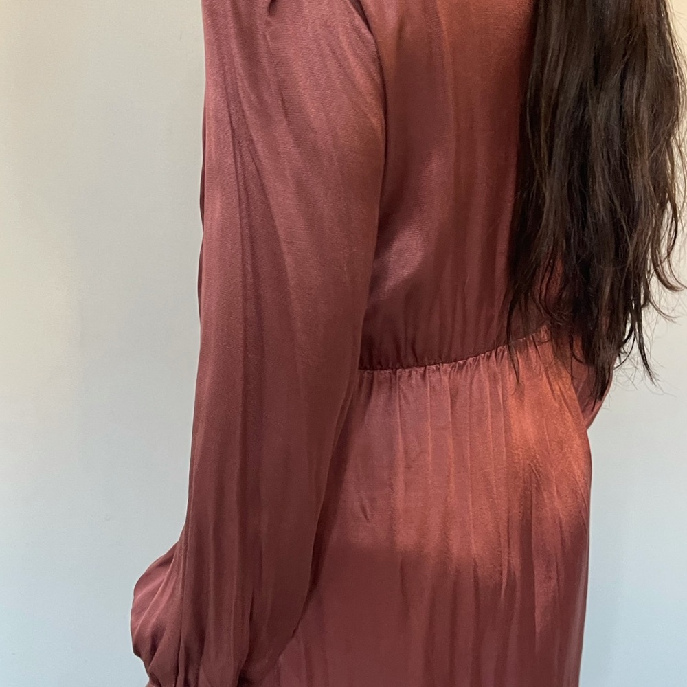 Zara Long Bell Sleeve Dress - Picture 7 of 8